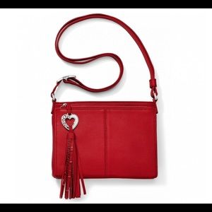 Brighton City Organizer in lipstick red excellent condition